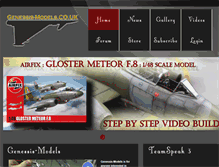 Tablet Screenshot of genessis-models.co.uk